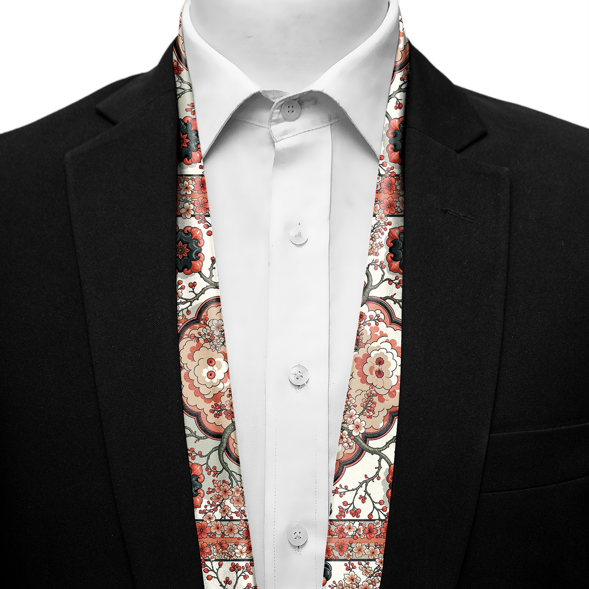 SAKURA MEDALLION MEN SCARF - PREMIUM COLLECTION