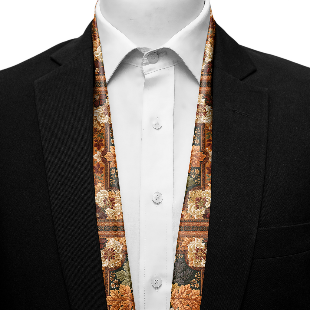 AUTUMN GARDEN MEN SCARF - PREMIUM COLLECTION