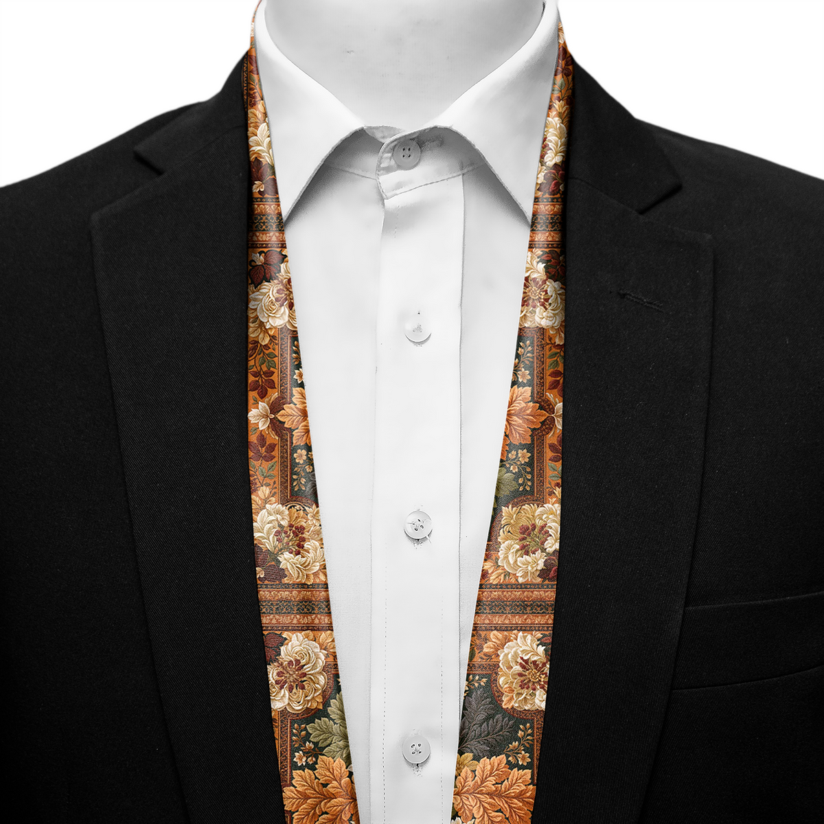 AUTUMN GARDEN MEN SCARF - PREMIUM COLLECTION