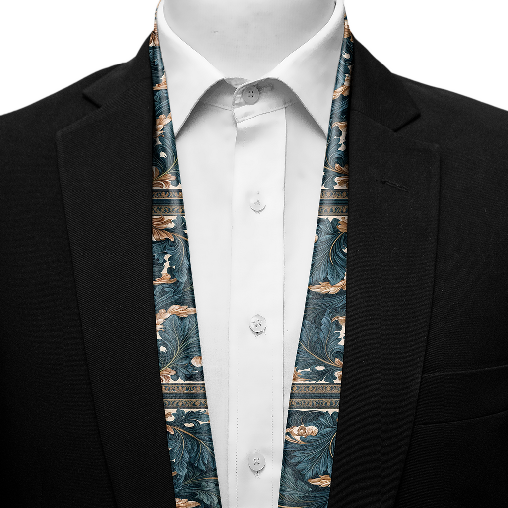 OPULENT LEAVES MEN SCARF - PREMIUM COLLECTION
