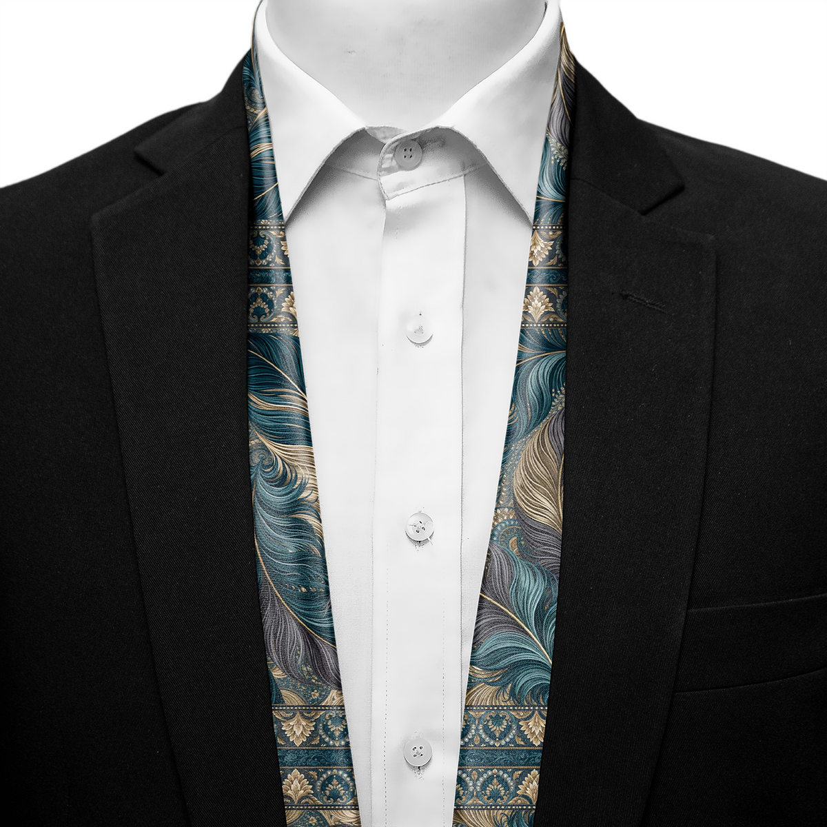 ROYAL PLUME MEN SCARF - PREMIUM COLLECTION