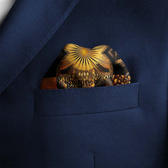 AFRICAN STYLE SILK POCKET SQUARE