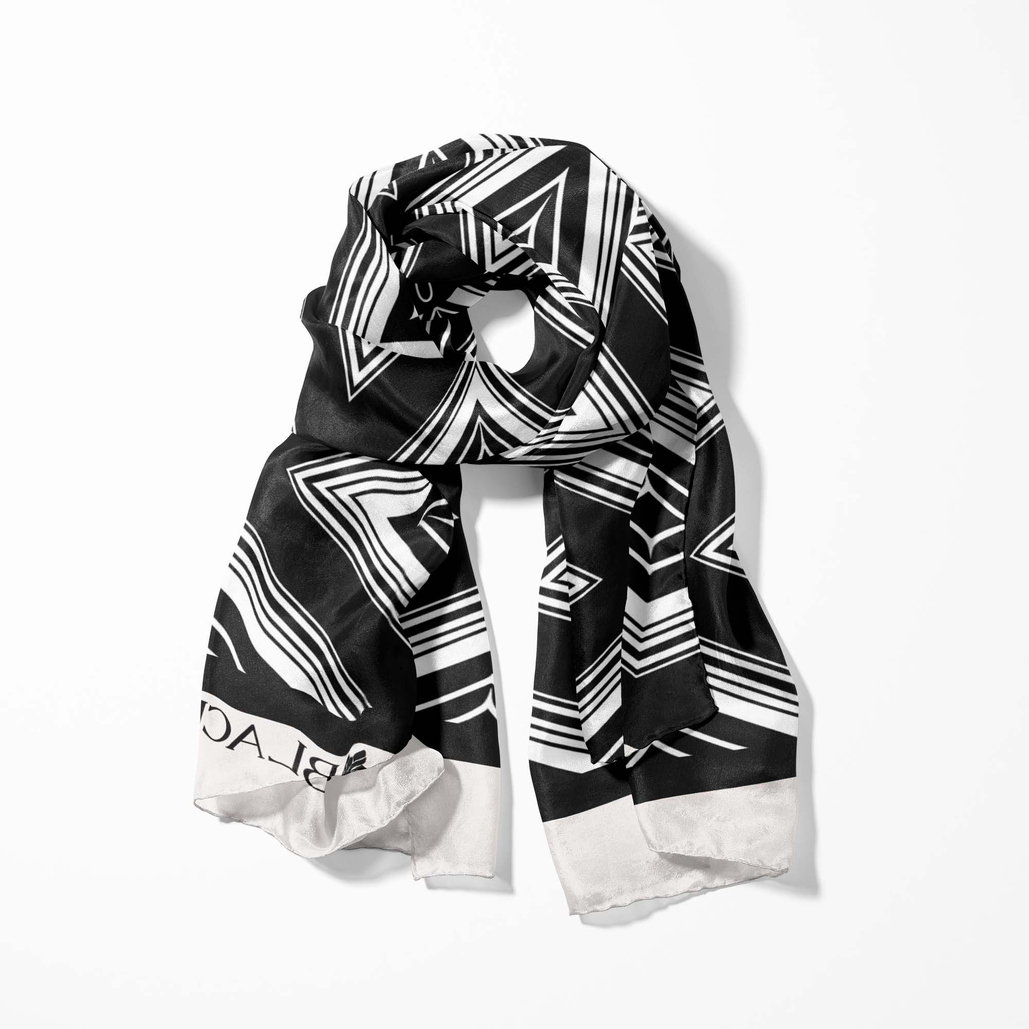 SQUARES GEOMETRIC MEN SCARF AND POCKET SQUARE SET – PREMIUM COLLECTION