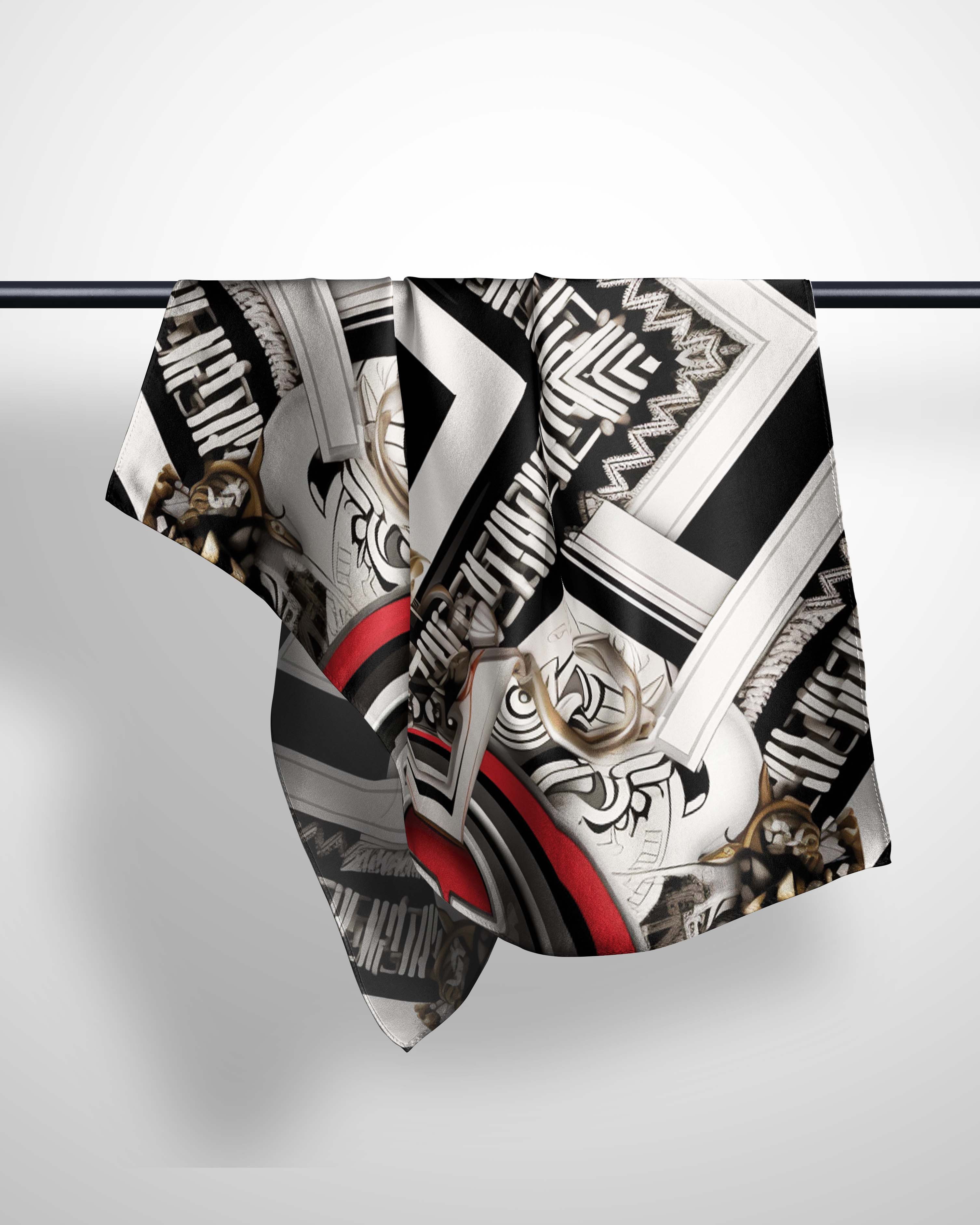 GRADIENT DIAMOND SILK WOMEN SCARF – PREMIUM COLLECTION