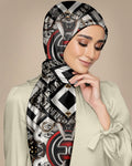 GRADIENT DIAMOND SILK WOMEN HIJAB – PREMIUM COLLECTION