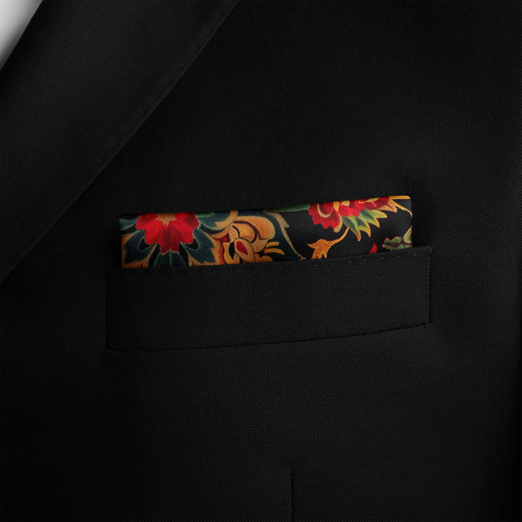 SAFAVIEH HERITAGE SILK POCKET SQUARE