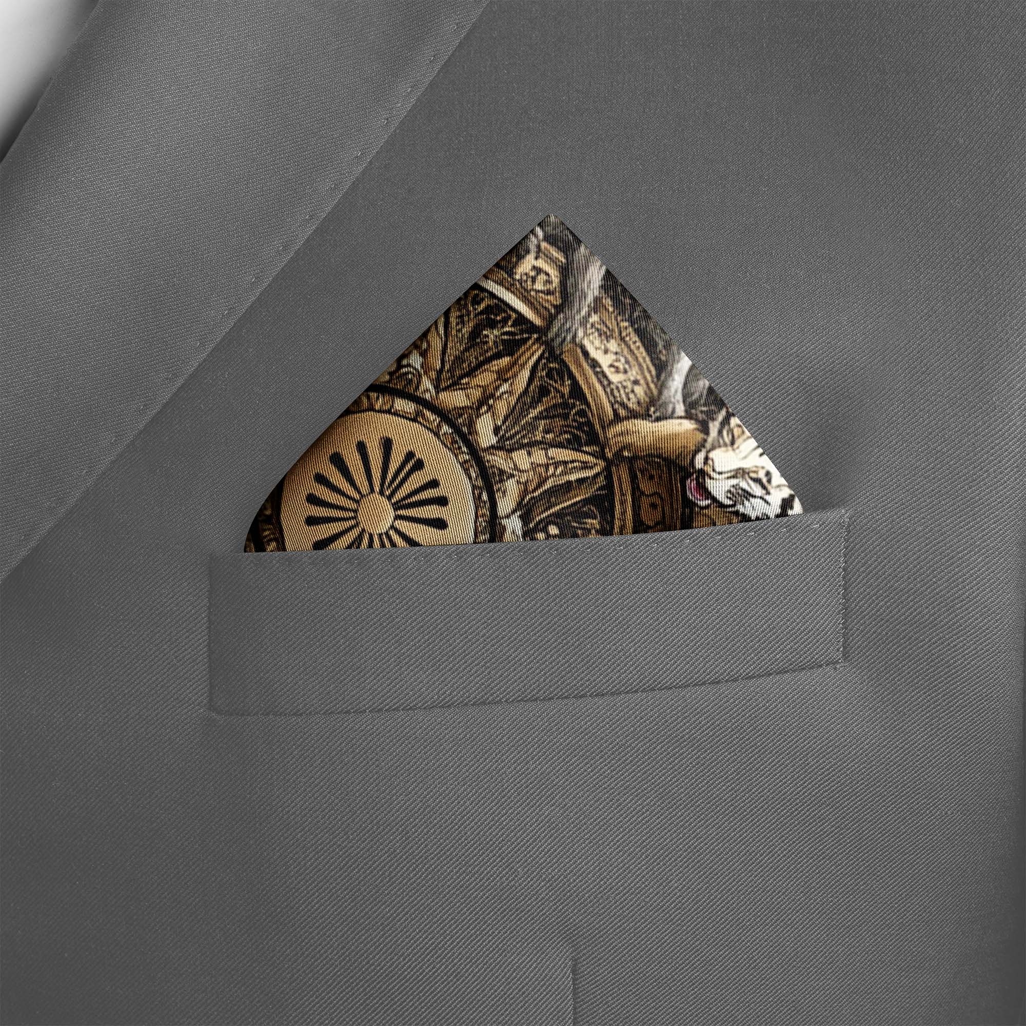 MYSTICAL COSMOS SILK POCKET SQUARE