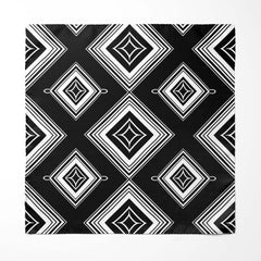 SQUARES GEOMETRIC SILK ASCOT AND POCKET SQUARE SET – PREMIUM COLLECTION