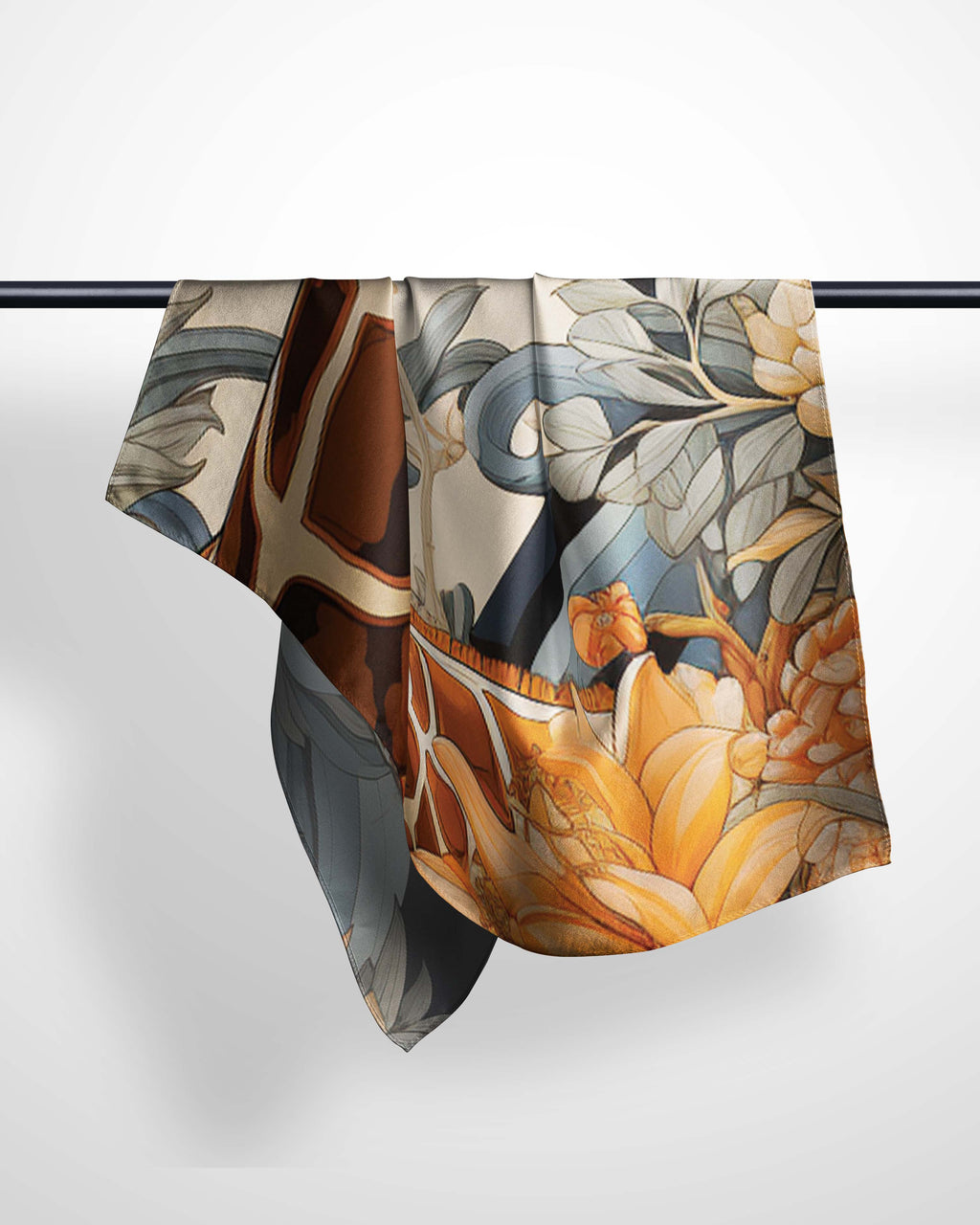 JUNGLE LOVE SILK WOMEN SCARF – PREMIUM COLLECTION
