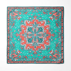 PAISLEY BANDANA SILK POCKET SQUARE