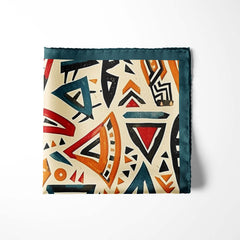 WONDERLAND SILK POCKET SQUARE