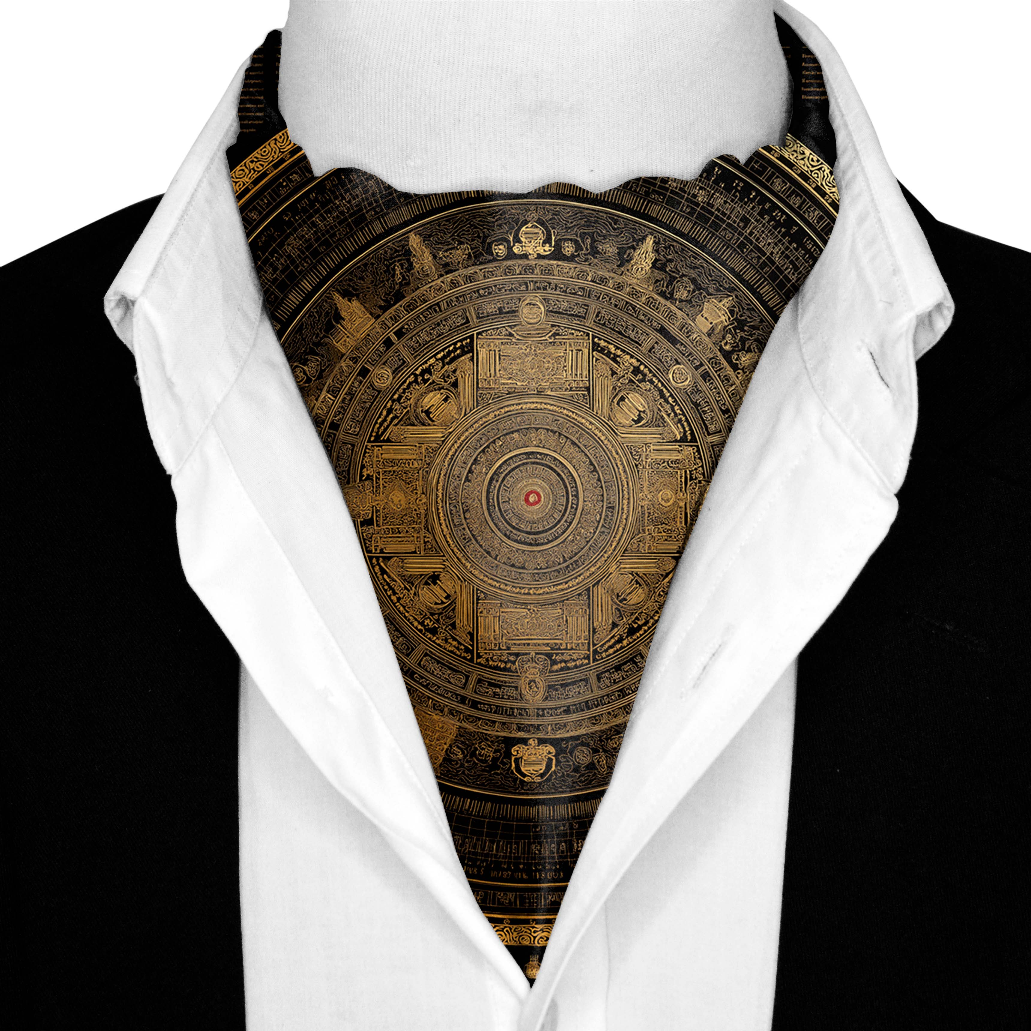 KALPA SILK ASCOT AND POCKET SQUARE SET – PREMIUM COLLECTION