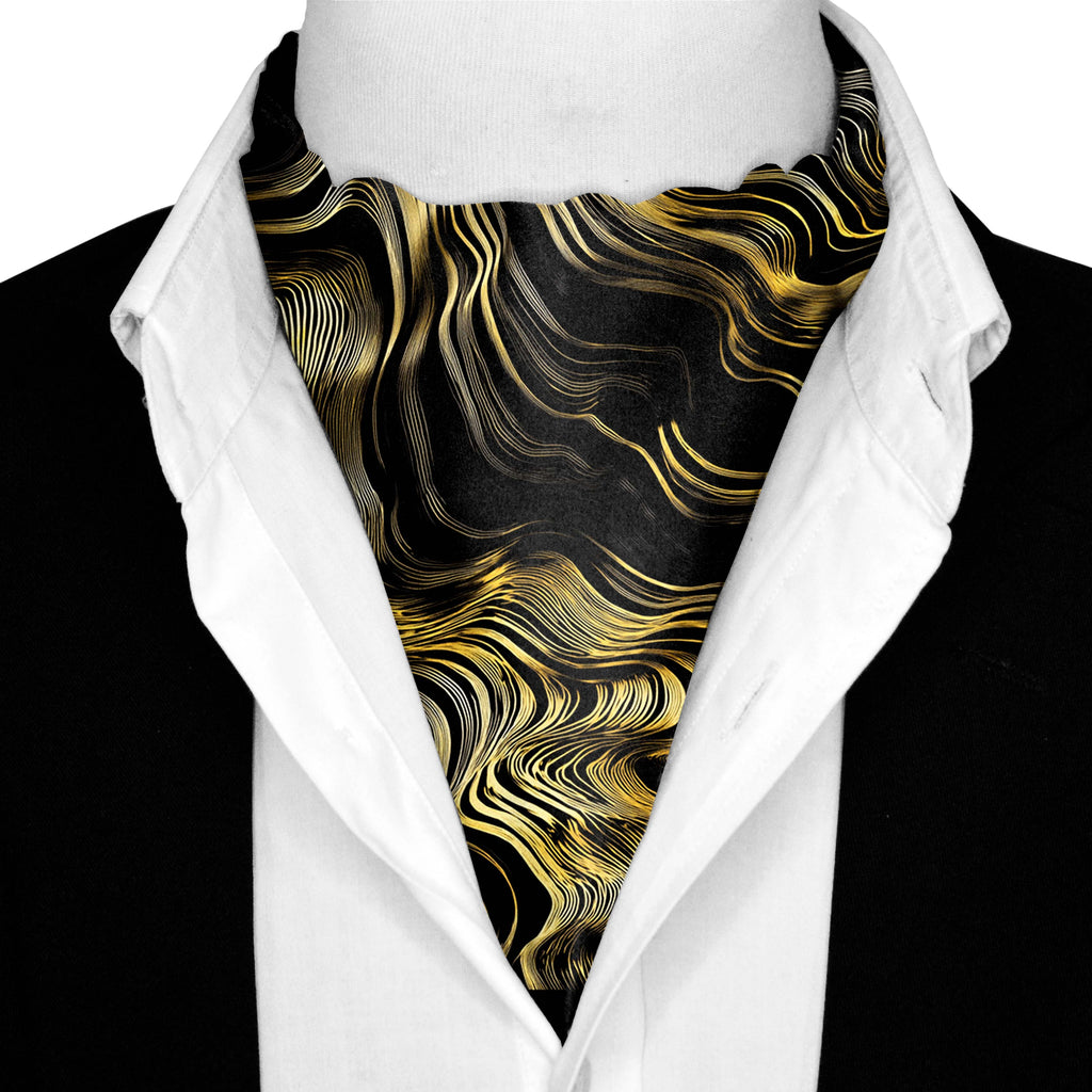 LUXORA SILK ASCOT AND POCKET SQUARE SET – PREMIUM COLLECTION