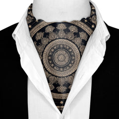 MAJESTIC SILK ASCOT AND POCKET SQUARE SET – PREMIUM COLLECTION