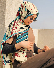 NAVAJO AZTEC SILK WOMEN HIJAB – PREMIUM COLLECTION