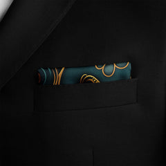 INTRICATE BOHEMIAN SILK POCKET SQUARE