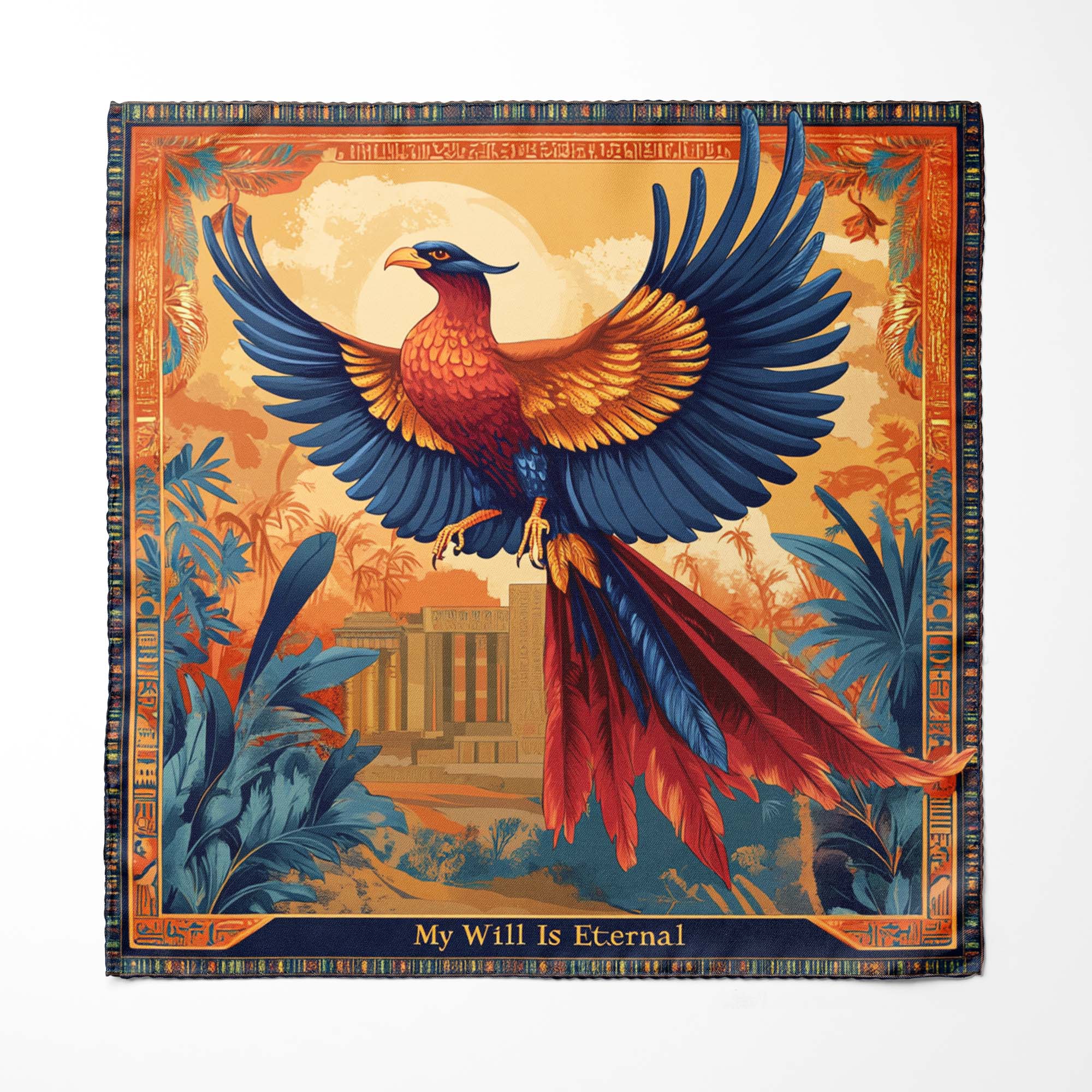 AWAKENING SILK POCKET SQUARE