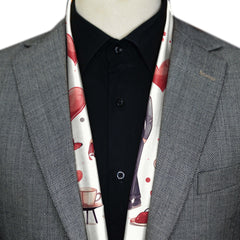 VALENTINE COUPLE LOVE SILK MEN SCARF - PREMIUM COLLECTION