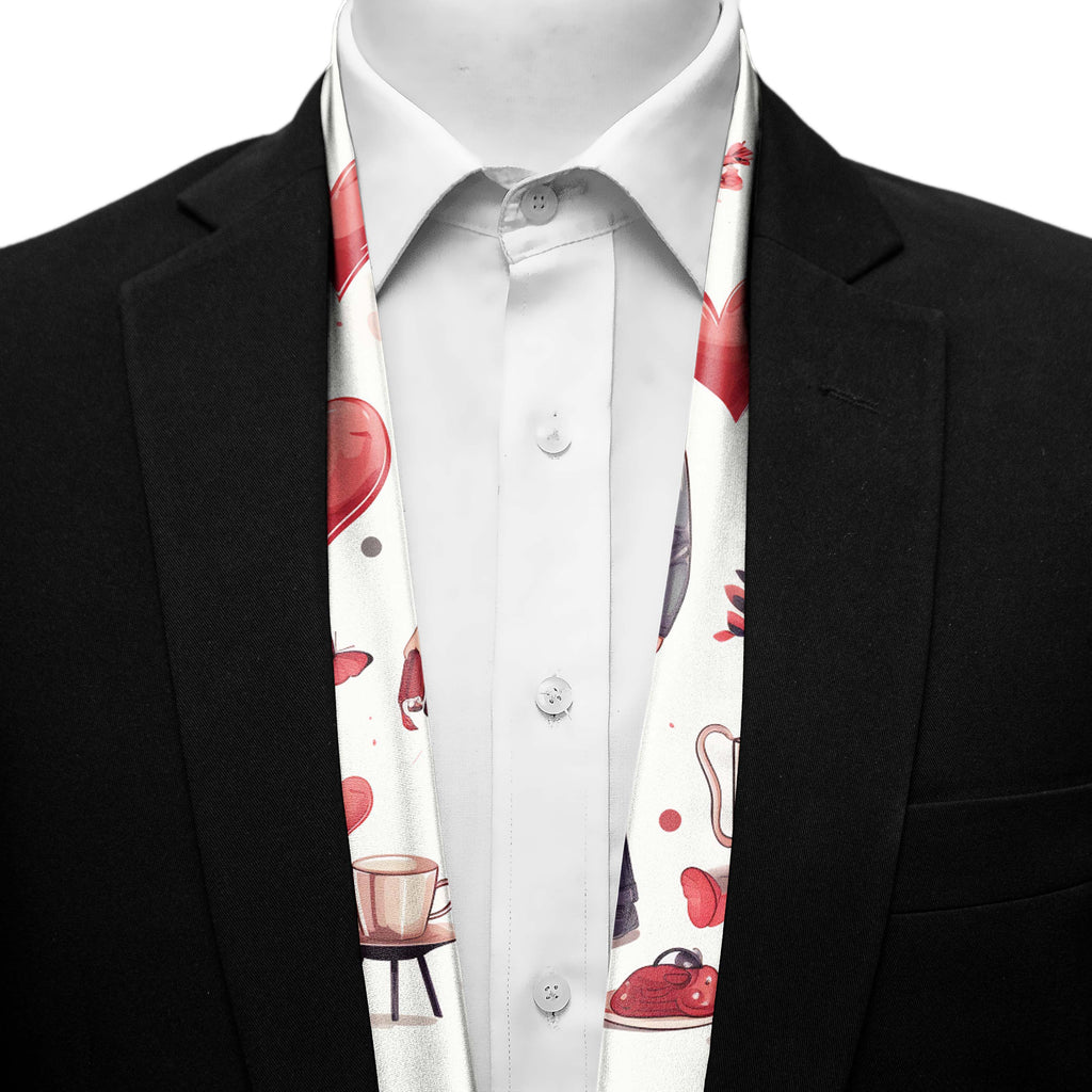 VALENTINE COUPLE LOVE SILK MEN SCARF - PREMIUM COLLECTION