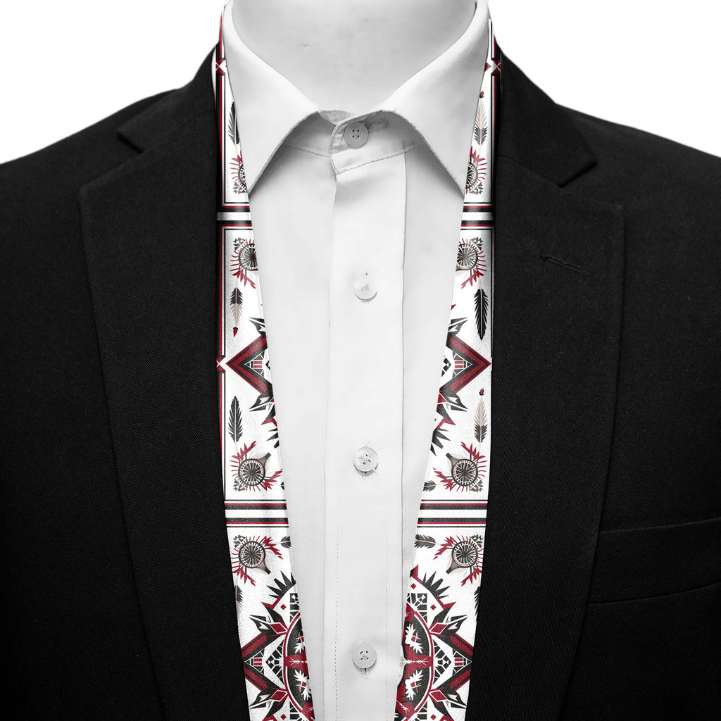 RED ALPANA DESIGNS MEN SCARF - PREMIUM COLLECTION