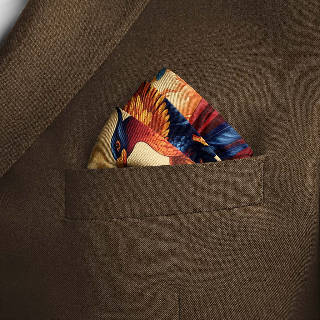 AWAKENING SILK POCKET SQUARE