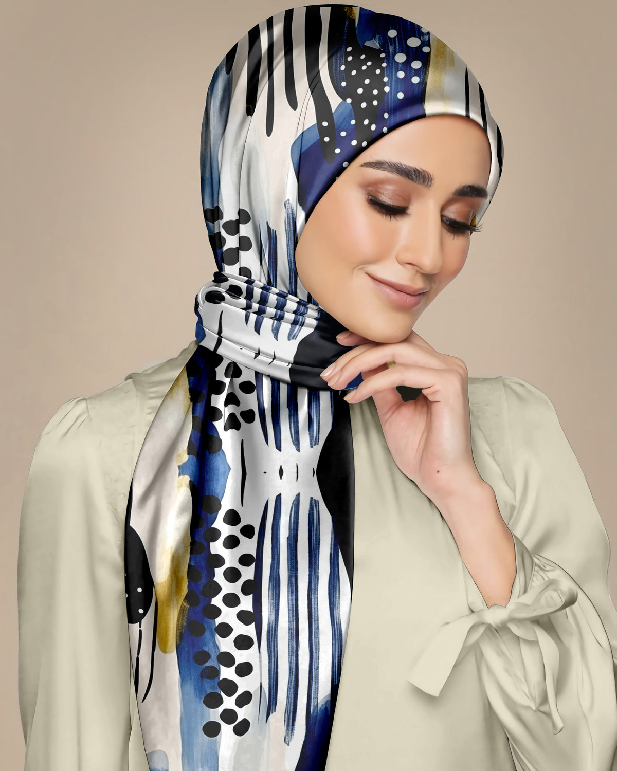 PACIFIC ISLANDER SILK WOMEN HIJAB – PREMIUM COLLECTION