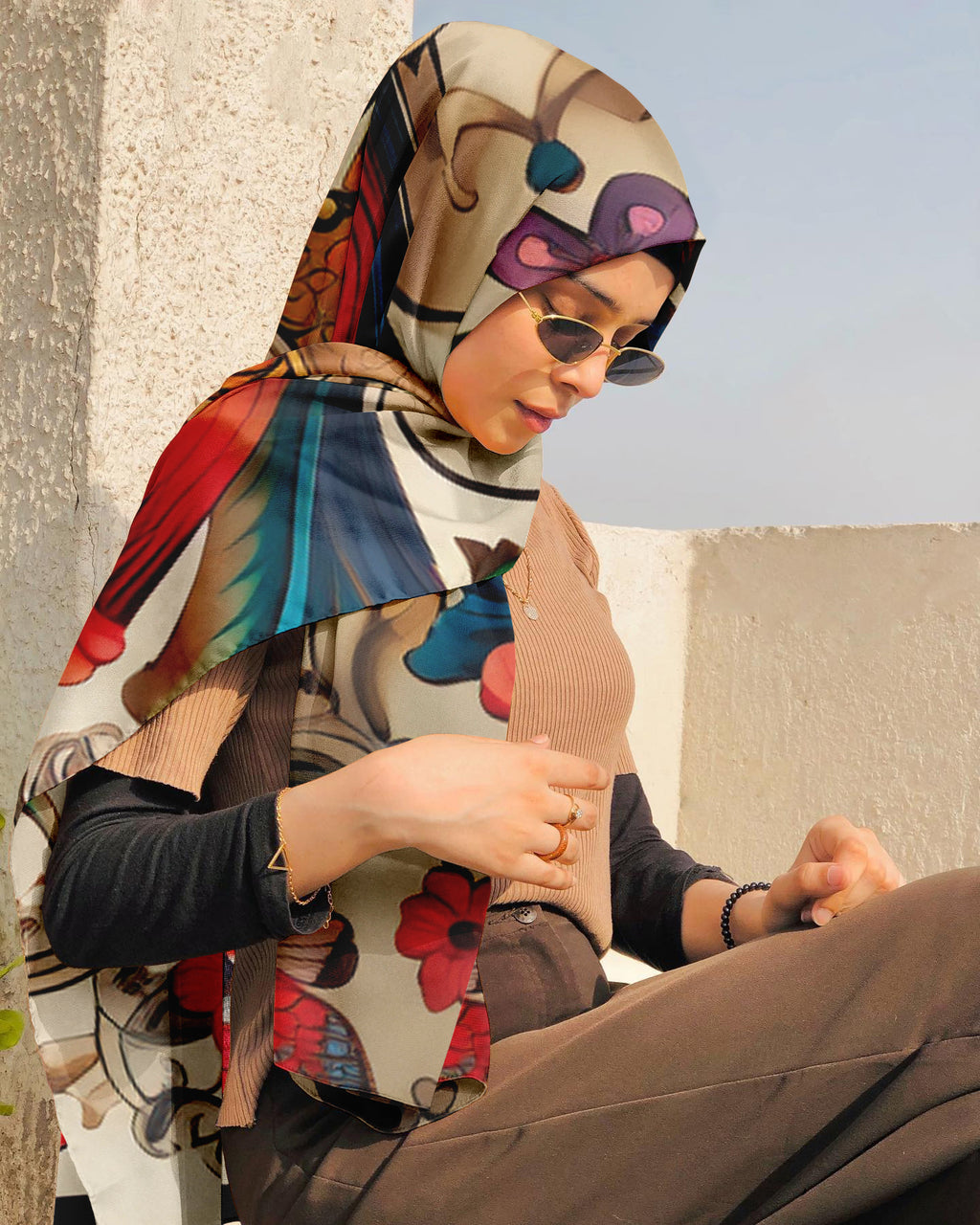 RETRO VINTAGE WOMEN HIJAB – PREMIUM COLLECTION