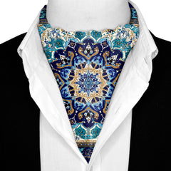 NAVARAH SILK ASCOT AND POCKET SQUARE SET – PREMIUM COLLECTION