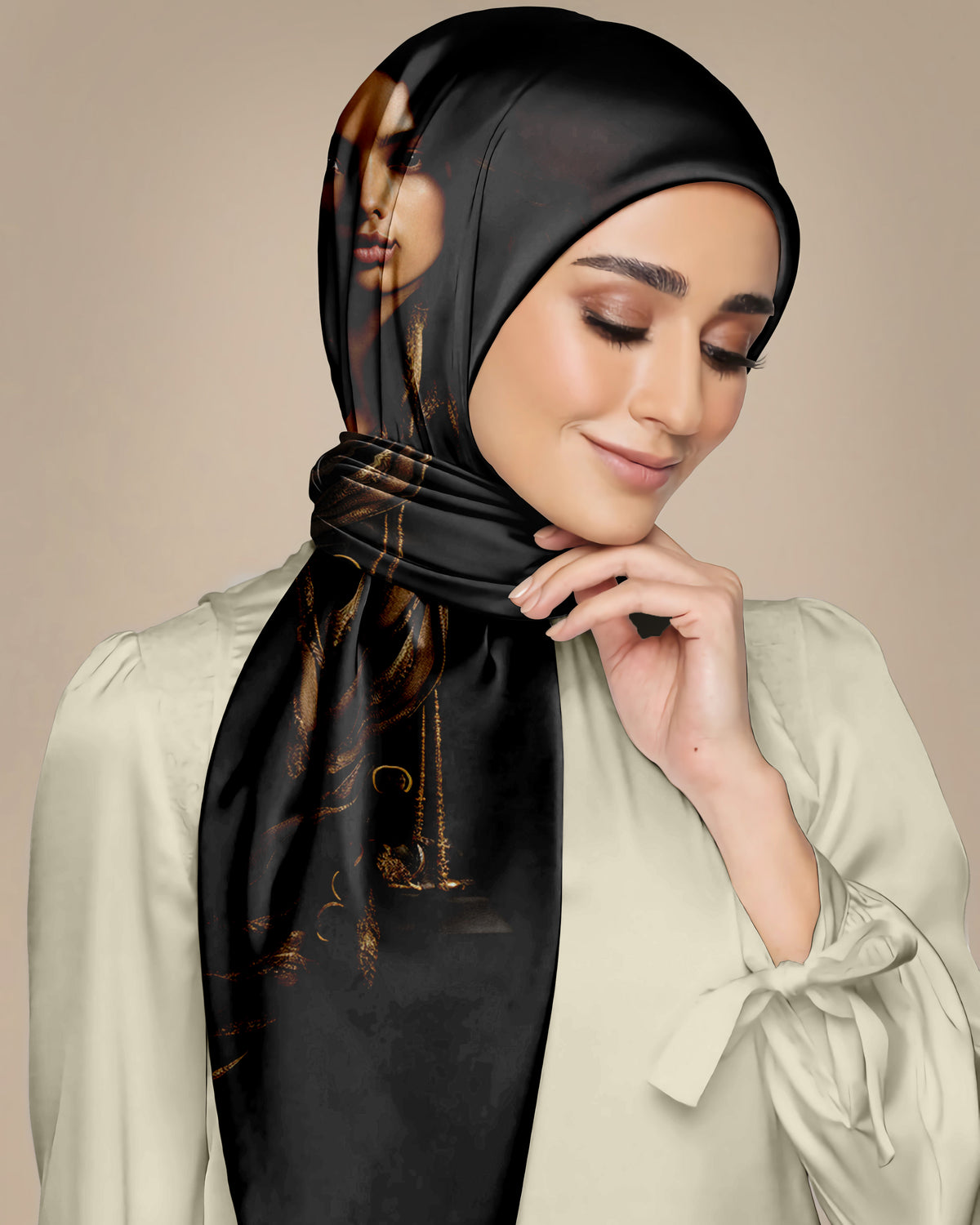 ROBERTO WOMEN SILK WOMEN HIJAB – PREMIUM COLLECTION