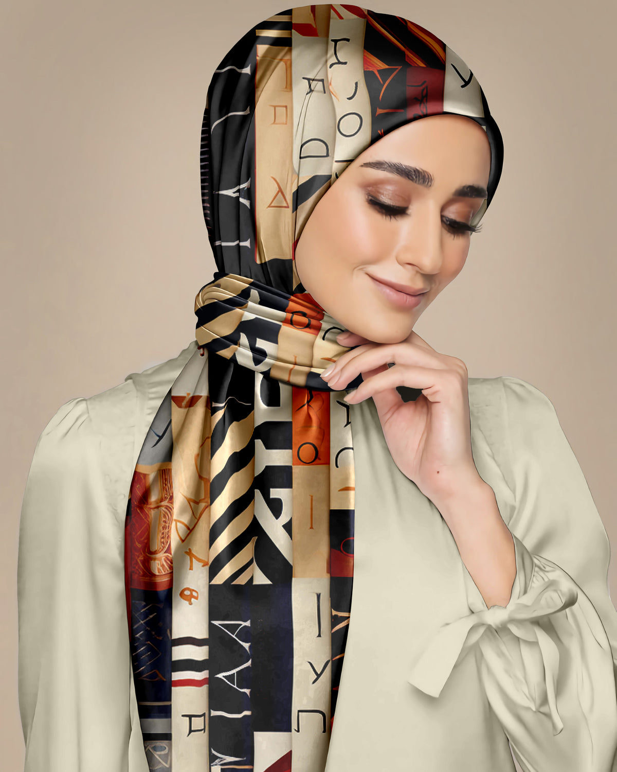 SAACHI ART SILK WOMEN HIJAB – PREMIUM COLLECTION