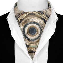 ORBITA SILK ASCOT AND POCKET SQUARE SET – PREMIUM COLLECTION