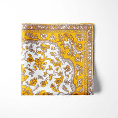 ARABESQUE VINTAGE FLORAL SILK POCKET SQUARE