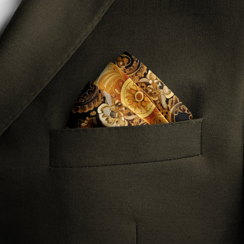 Pocket Squares for Suits | Stylish Pocket Squares | Black Wolf