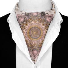 ROSABELLA SILK ASCOT AND POCKET SQUARE SET – PREMIUM COLLECTION