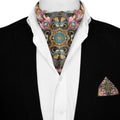 VERONA SILK ASCOT AND POCKET SQUARE SET – PREMIUM COLLECTION