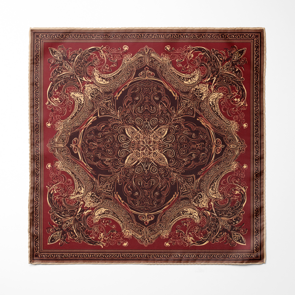IMPERIA SILK ASCOT AND POCKET SQUARE SET – PREMIUM COLLECTION