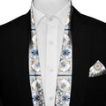 LUXURY ARABIC MEN SCARF AND POCKET SQUARE SET – PREMIUM COLLECTION