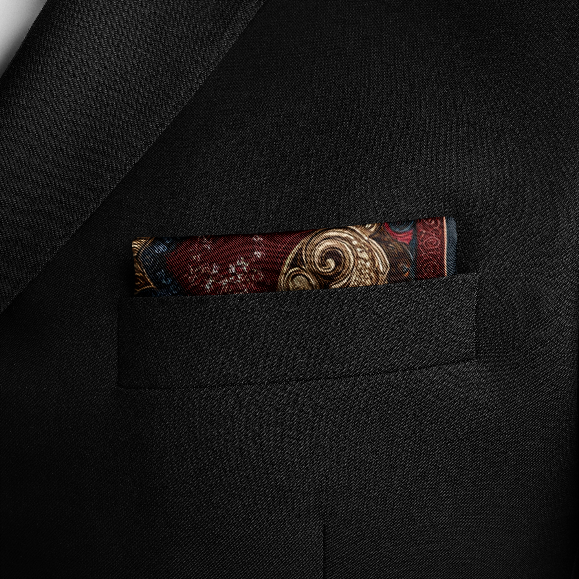 SOLARE SILK POCKET SQUARE
