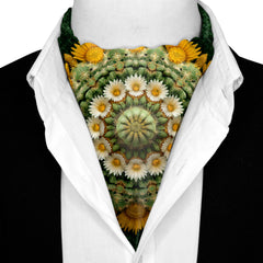 SOLARA SILK ASCOT AND POCKET SQUARE SET – PREMIUM COLLECTION