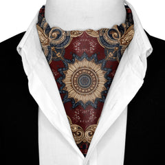 SOLARE SILK ASCOT AND POCKET SQUARE SET – PREMIUM COLLECTION