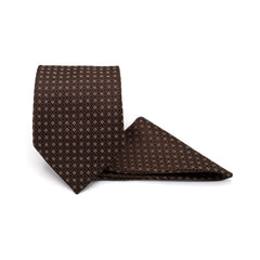 CLASSIC MOSAIC TIE AND POCKET SQUARE SET