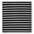 BLACK STRIPS SILK POCKET SQUARE