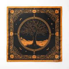 MANA TREE MEDIA SILK POCKET SQUARE