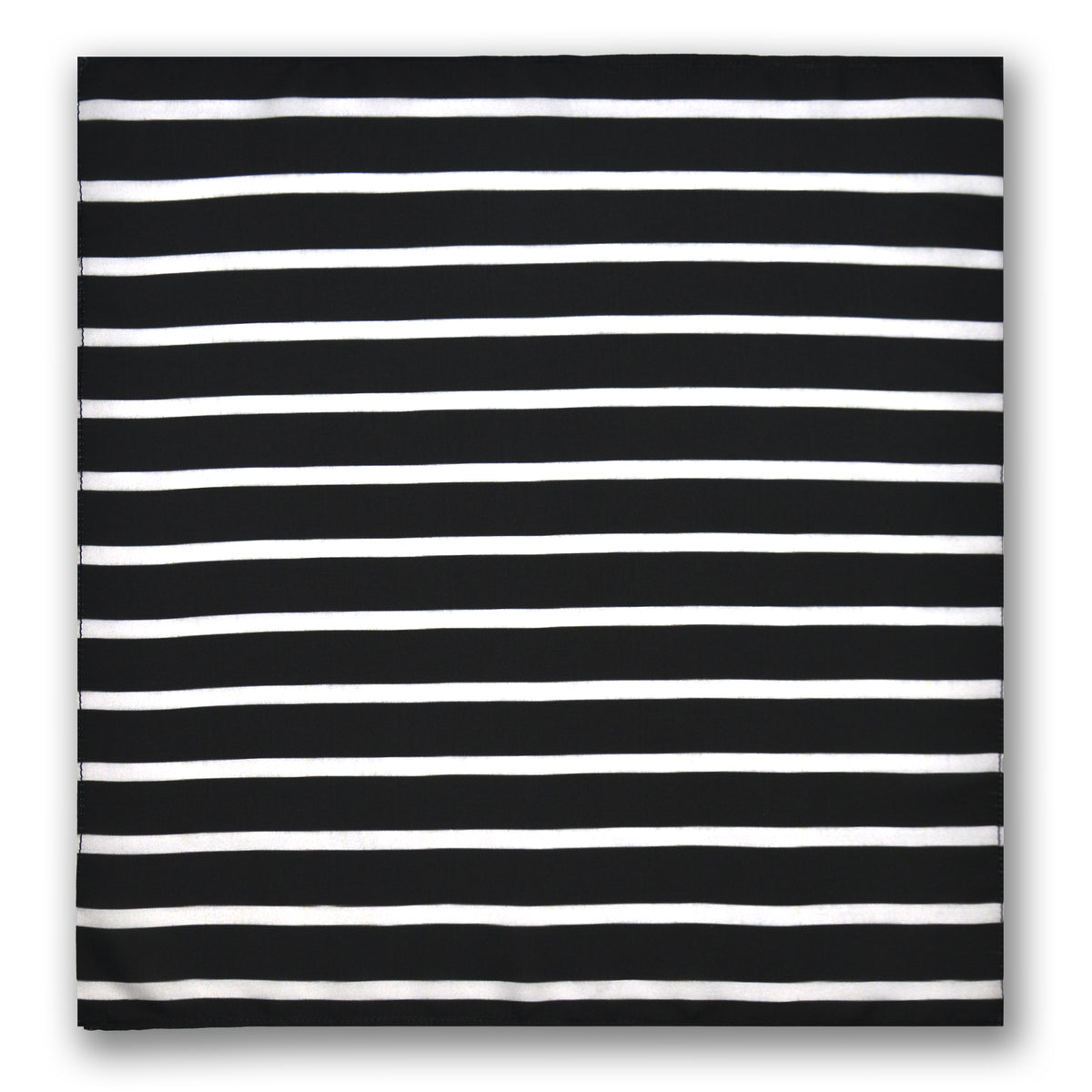 BLACK STRIPS SILK ASCOT WITH LAPEL PIN AND POCKET SQUARE