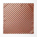 CORAL SAND POLKA DOTS SILK POCKET SQUARE
