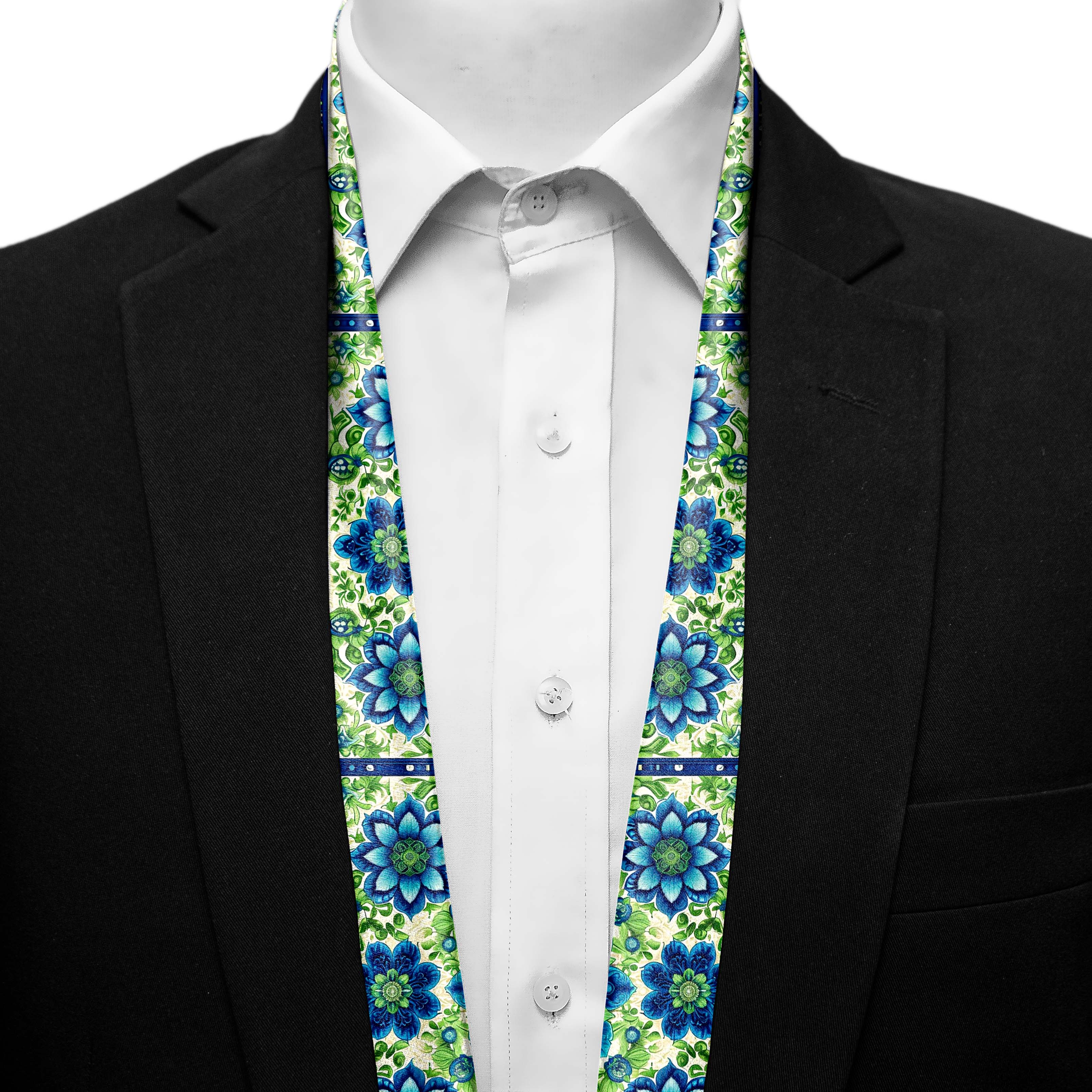 ELEGANT ABSTRACT FLORAL MEN SCARF- PREMIUM COLLECTION