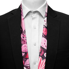 VALENTINE HEART ABSTRACT SILK MEN SCARF - PREMIUM COLLECTION