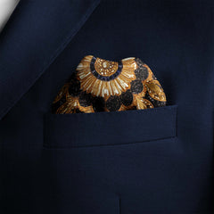 JAVANESE SILK POCKET SQUARE