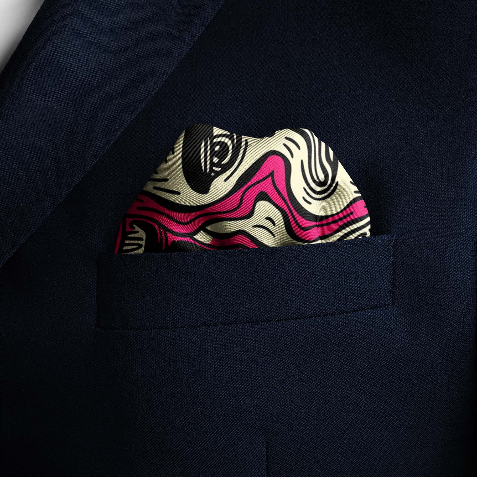 BEEH BECVAR SILK POCKET SQUARE