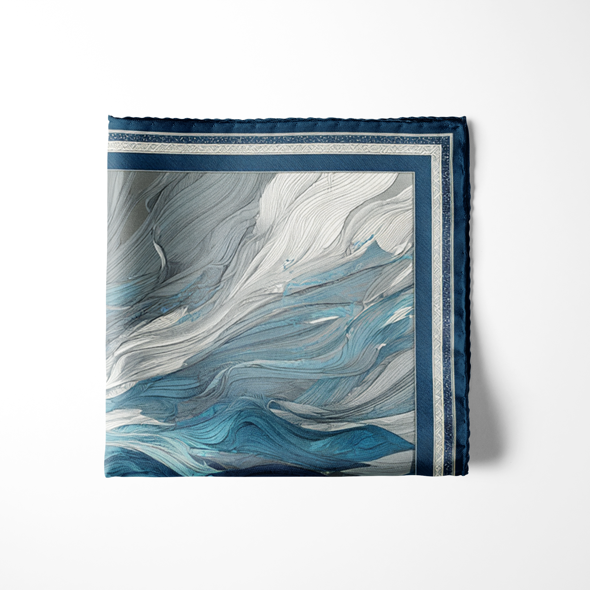 AQUILON SILK POCKET SQUARE